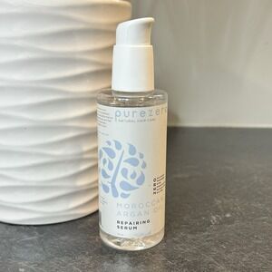 PureZero Natural Hair Care Moroccan Argan Oil Repairing Serum 3 oz RETIRED